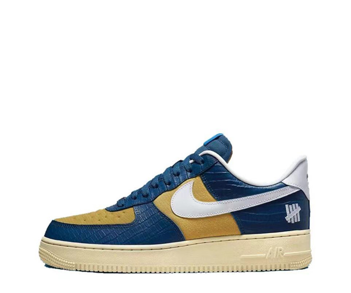 Men's Air Force 1 Low Navy/Yellow Shoes 254